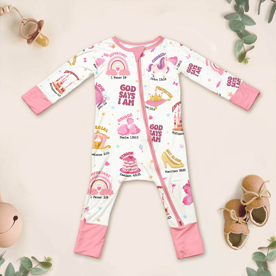 Bamboo Convertible Zippered Romper