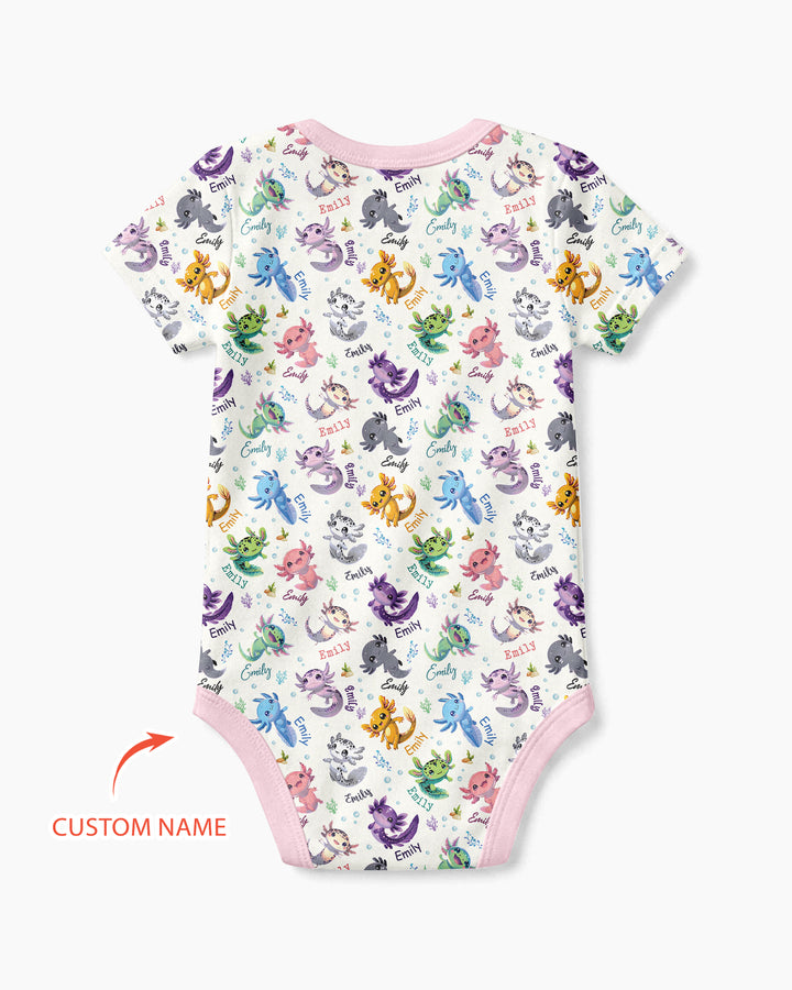 Gerippte Babykleidung mit individuellem Foto - Weich &amp; Skizzenhaft