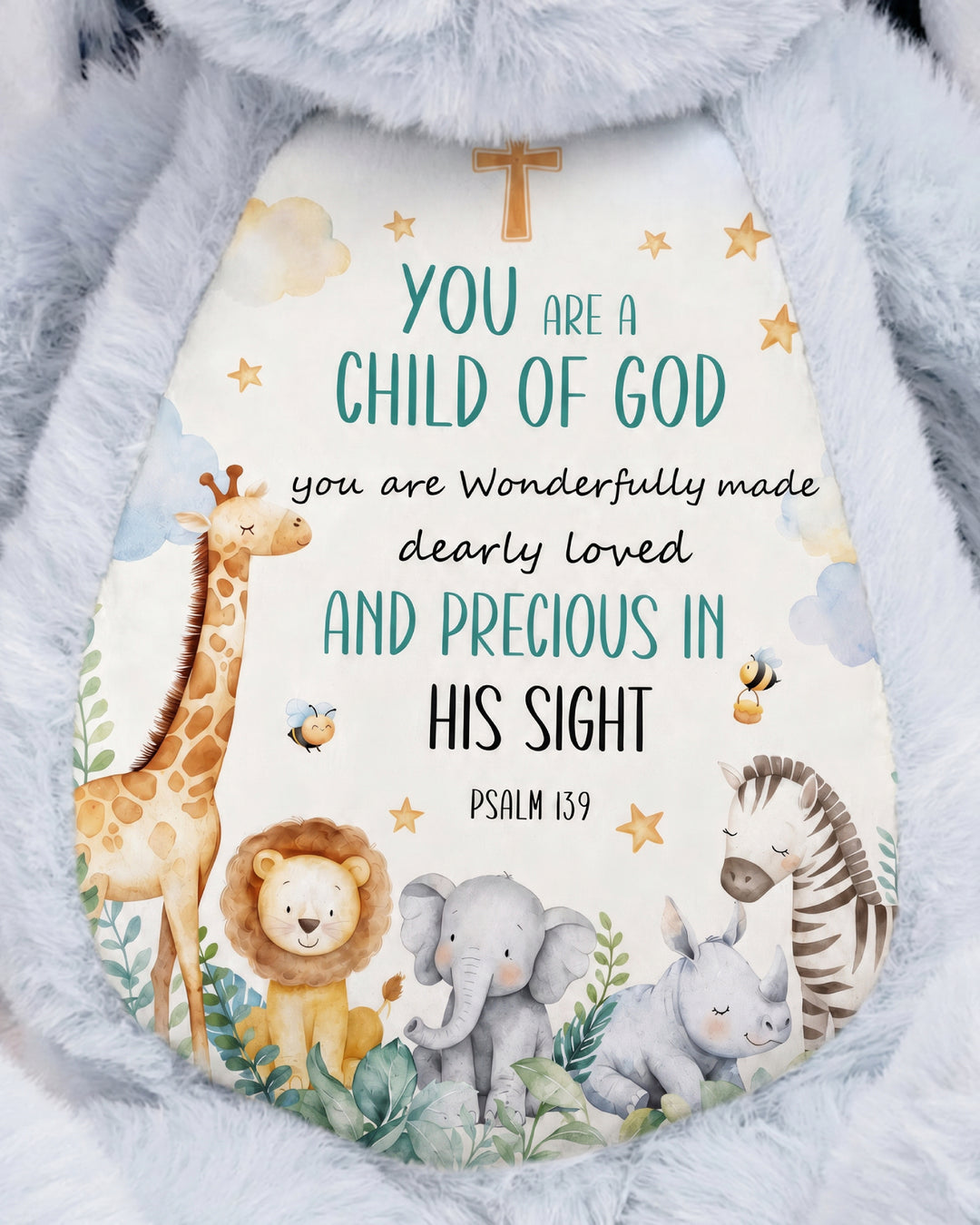 Noah's Ark You Are A Child Of God Soft Toy Bunny