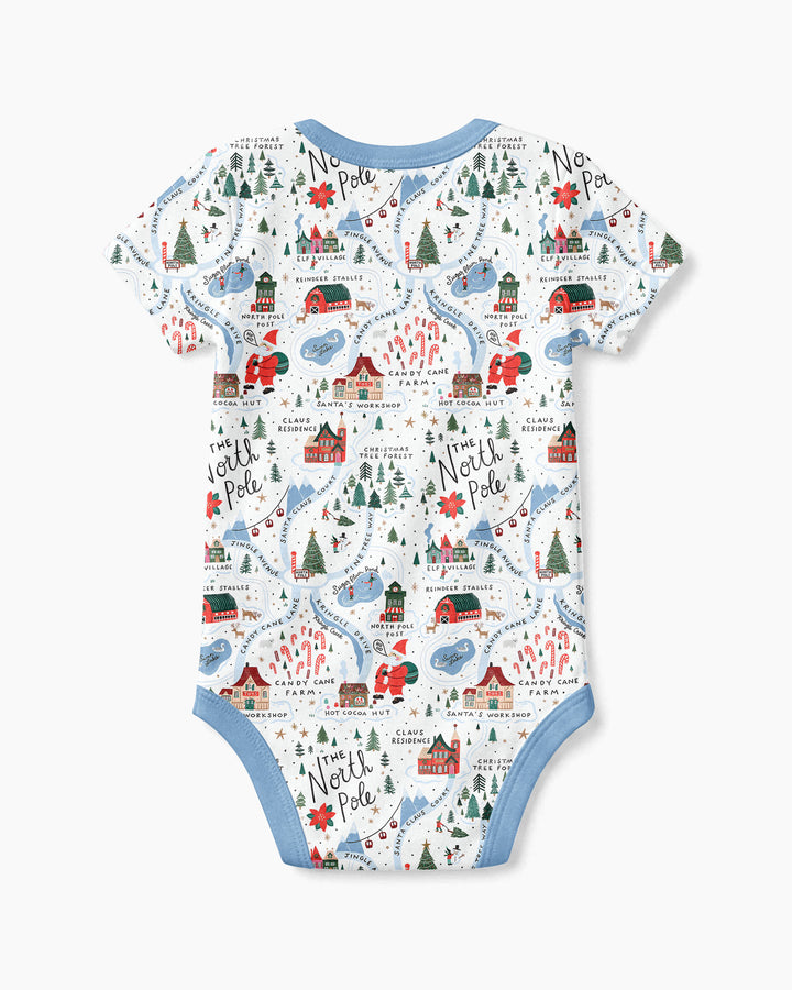 The North Pole Map Bamboo Bodysuit