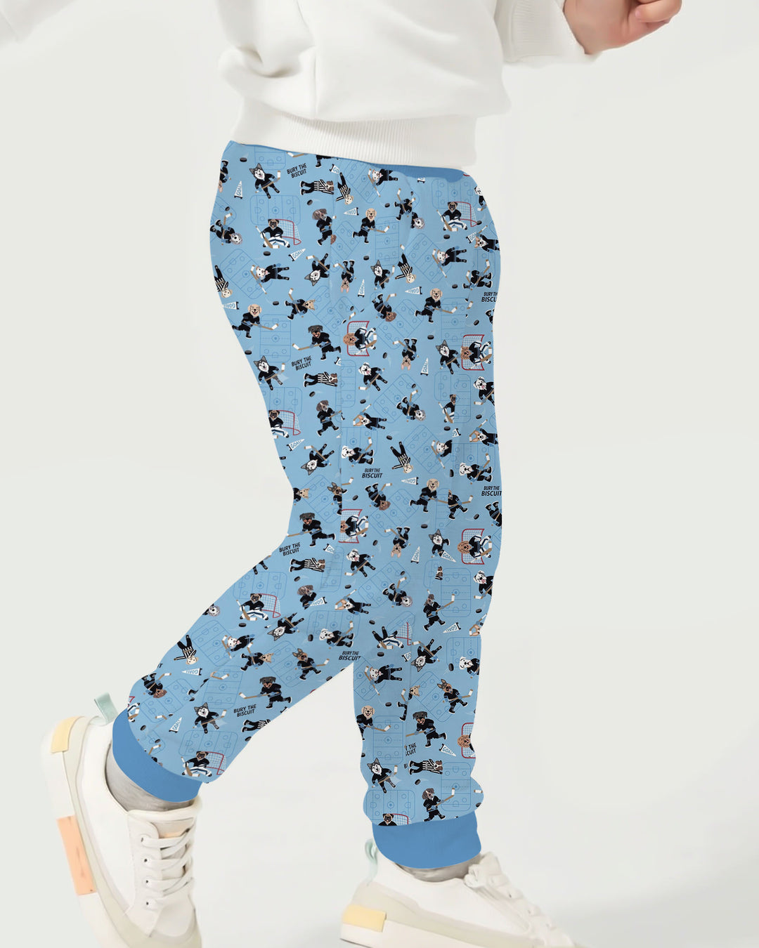 Hockey Dogs - Blue and Black Bamboo Jogger
