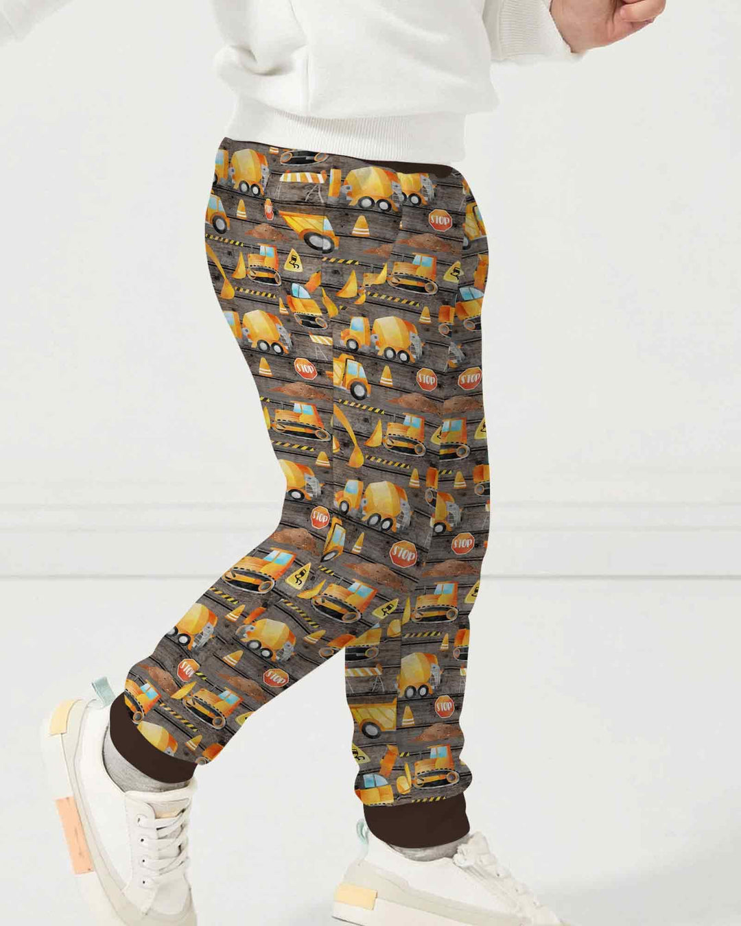 Construction Vehicles Bamboo Jogger