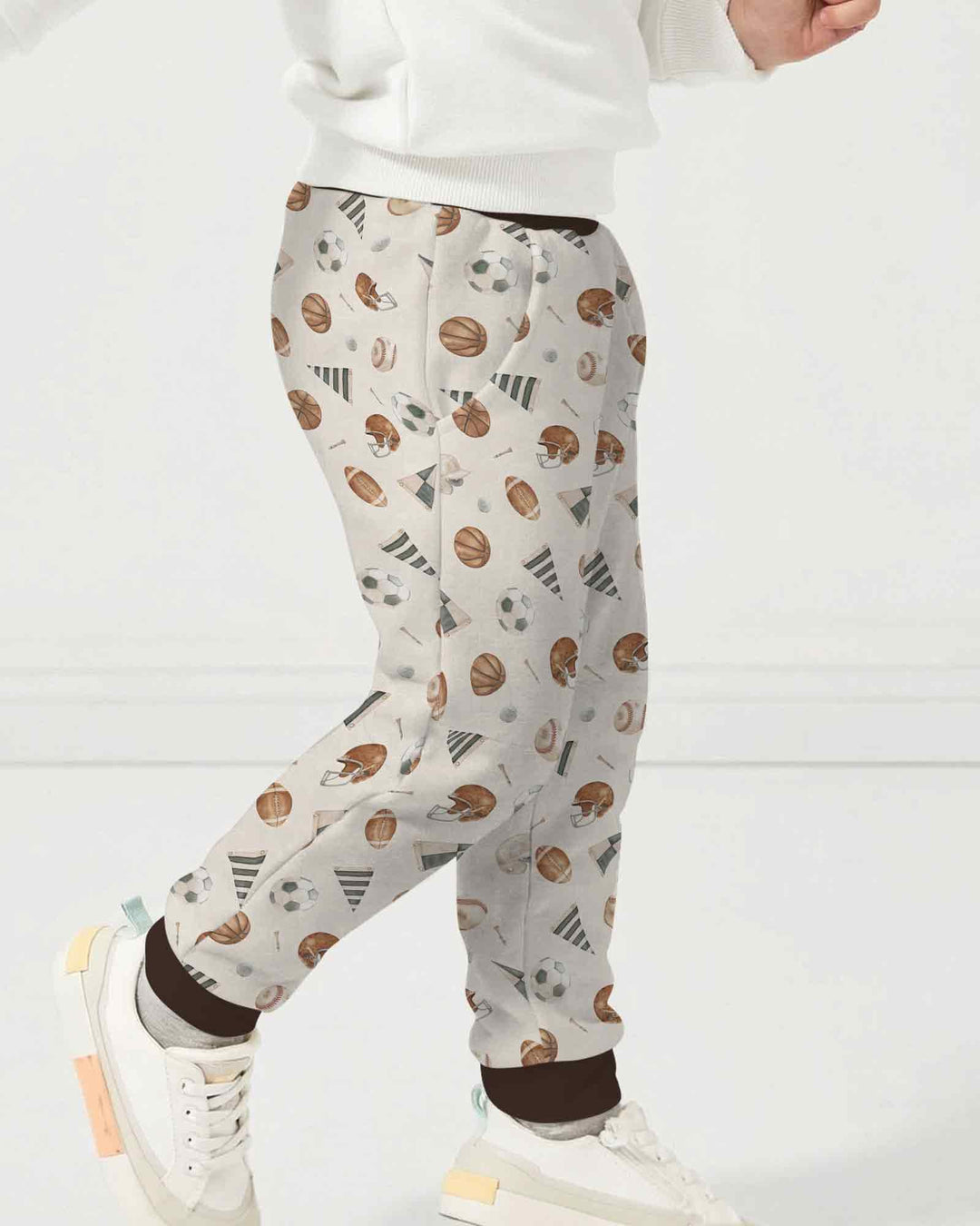 Plantilla de pantalón jogger de bambú