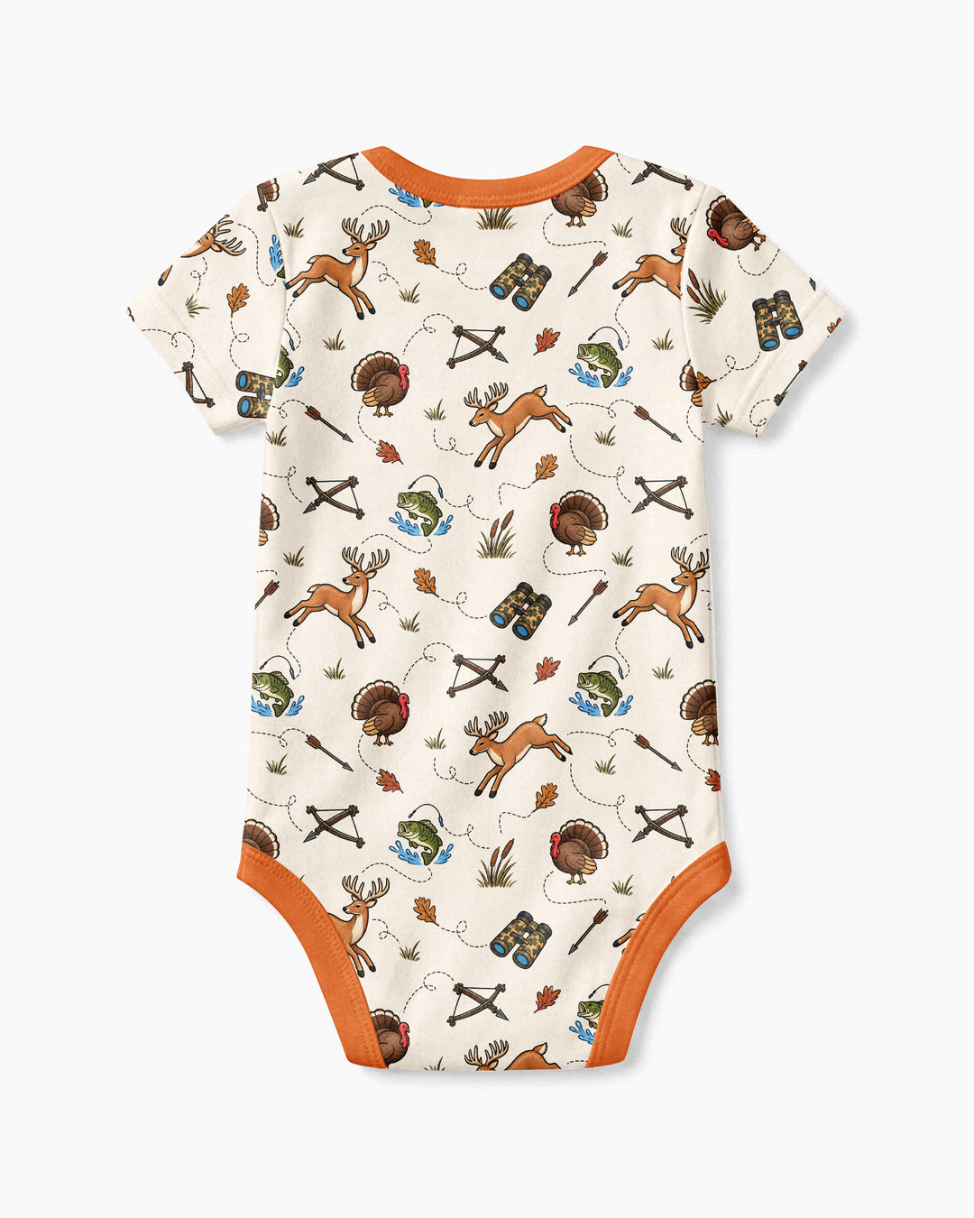 Personalized Pack My Diapers I'm Going Hunting Bamboo Bodysuit