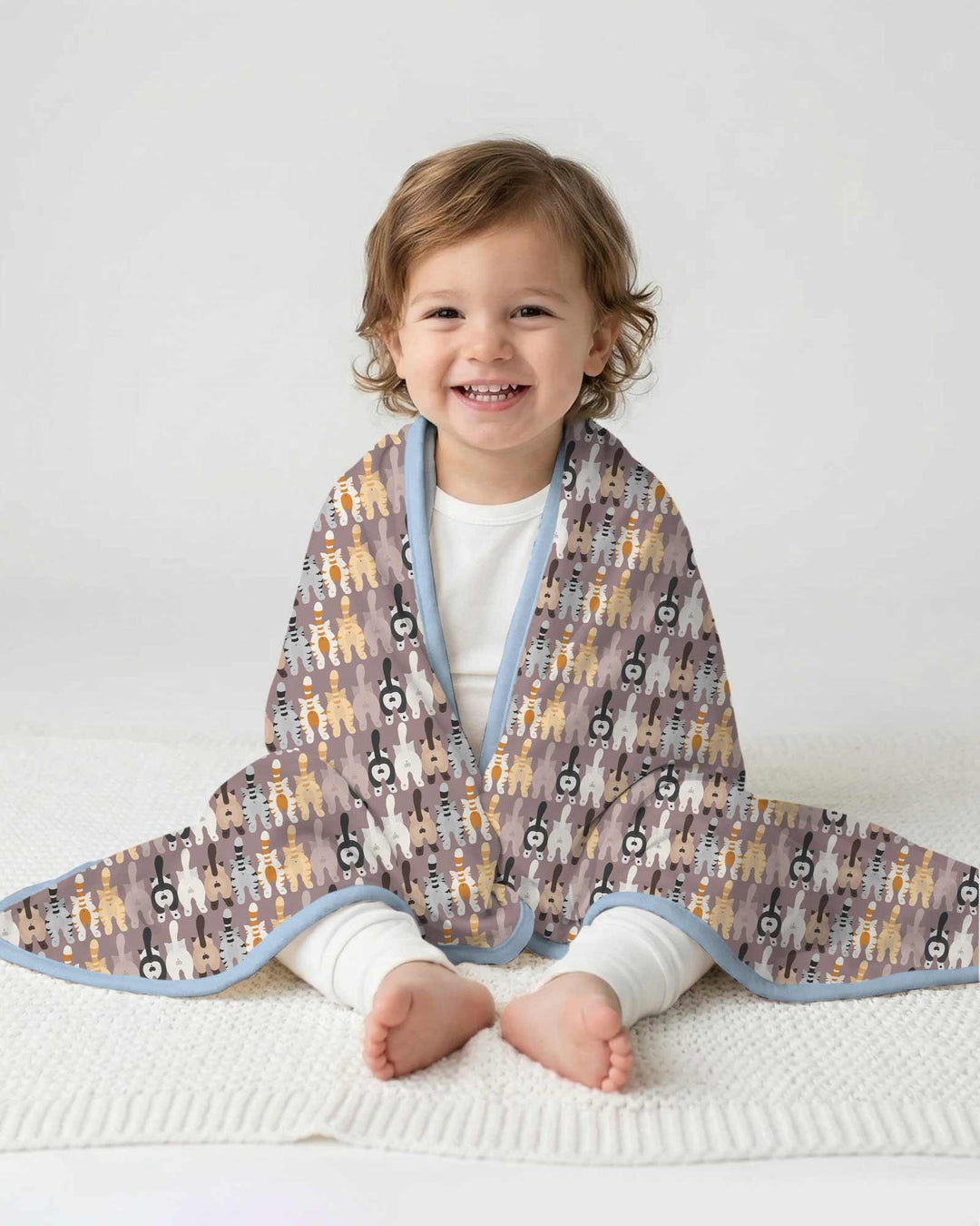 Cheeky Tails Bamboo Blanket