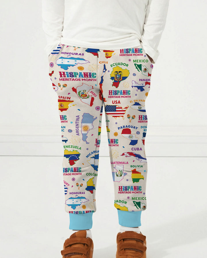 Hispanic Heritage Month Country Flags Bamboo Jogger