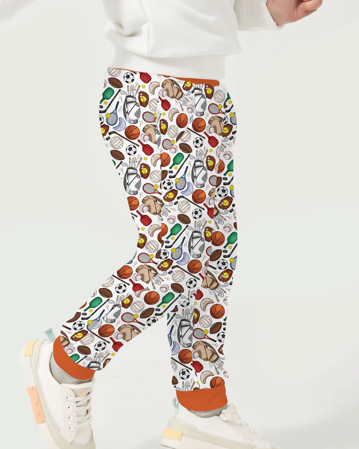 White Sports Equipment Bamboo Jogger
