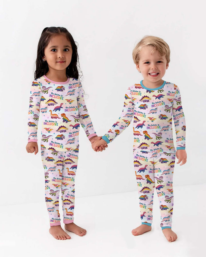 The Future is Inclusive Bamboo Two Piece Long Sleeve Pajama Set