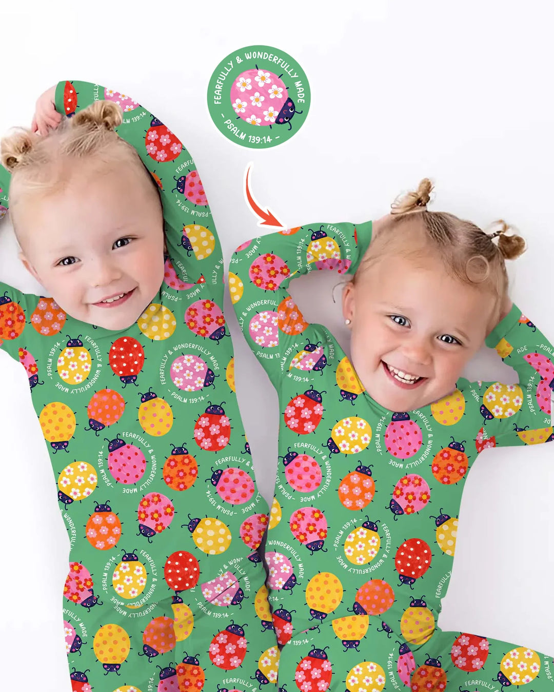 Fearfully & Wonderfully Made Bamboo Two Piece Long Sleeve Pajama Set