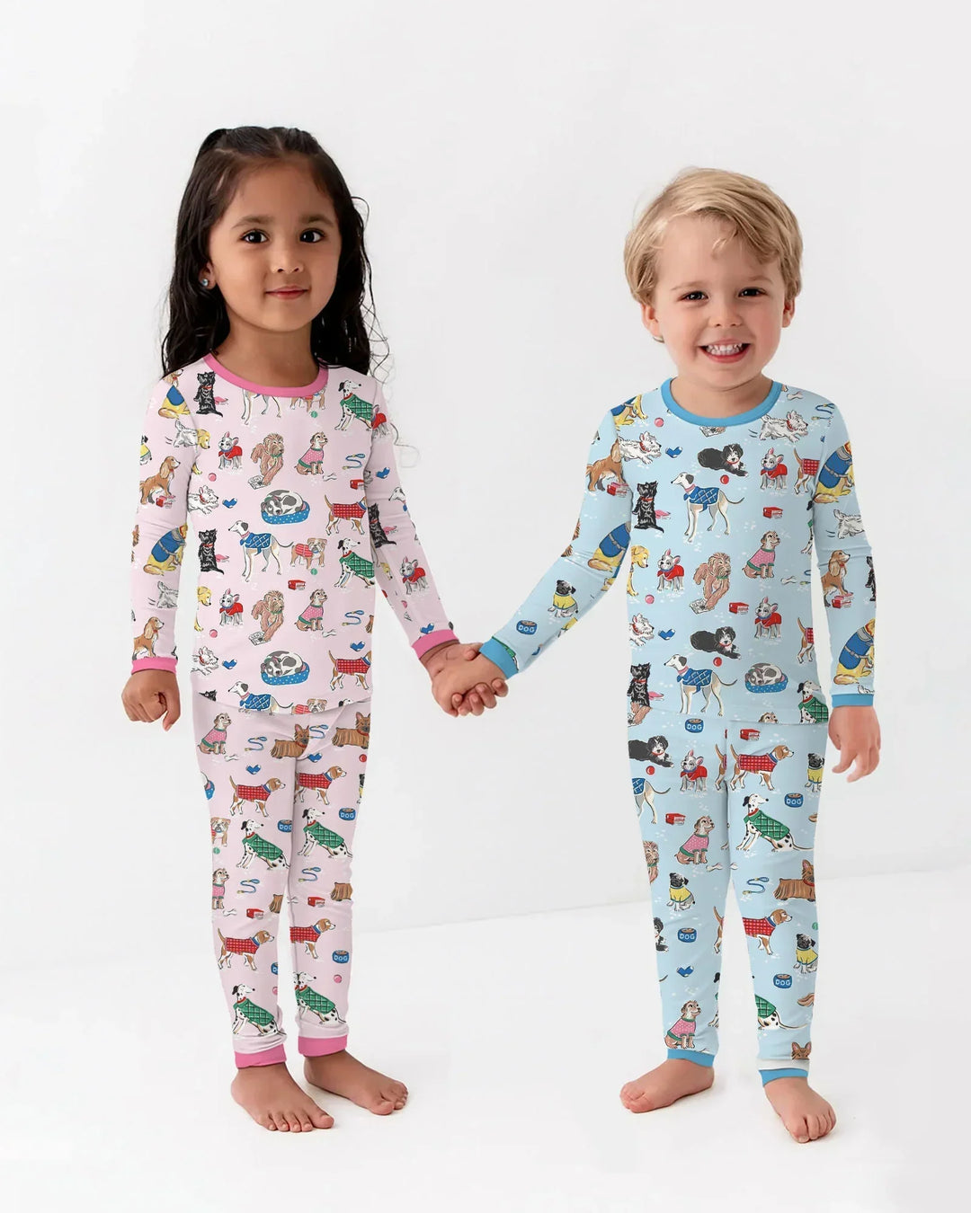 Best Bud Bark Family Matching Bamboo Two Piece Long Sleeve Pajama Set