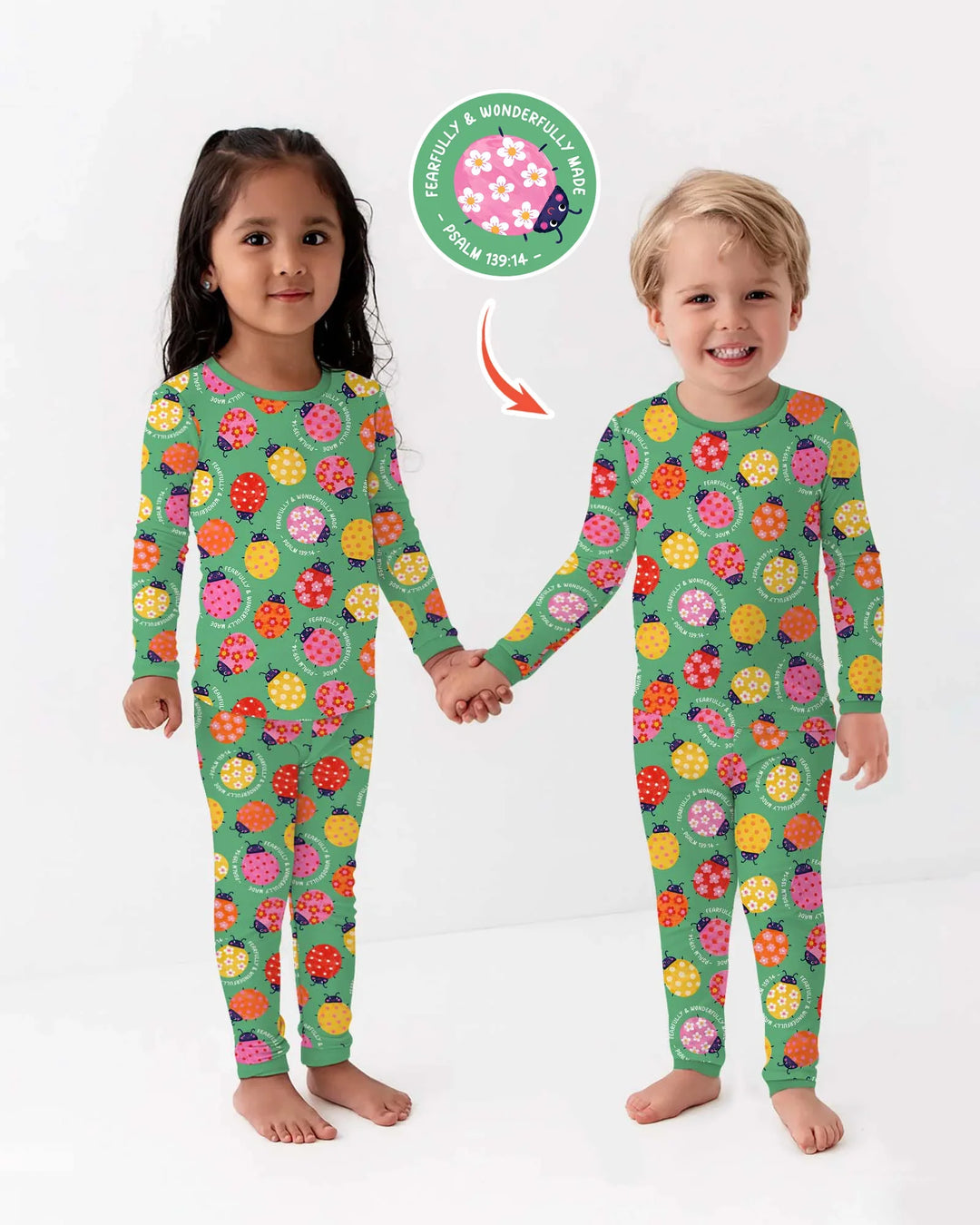 Fearfully & Wonderfully Made Bamboo Two Piece Long Sleeve Pajama Set