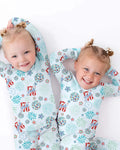 Land Of Free Family Matching Bamboo Two Piece Short Sleeve Pajama Set