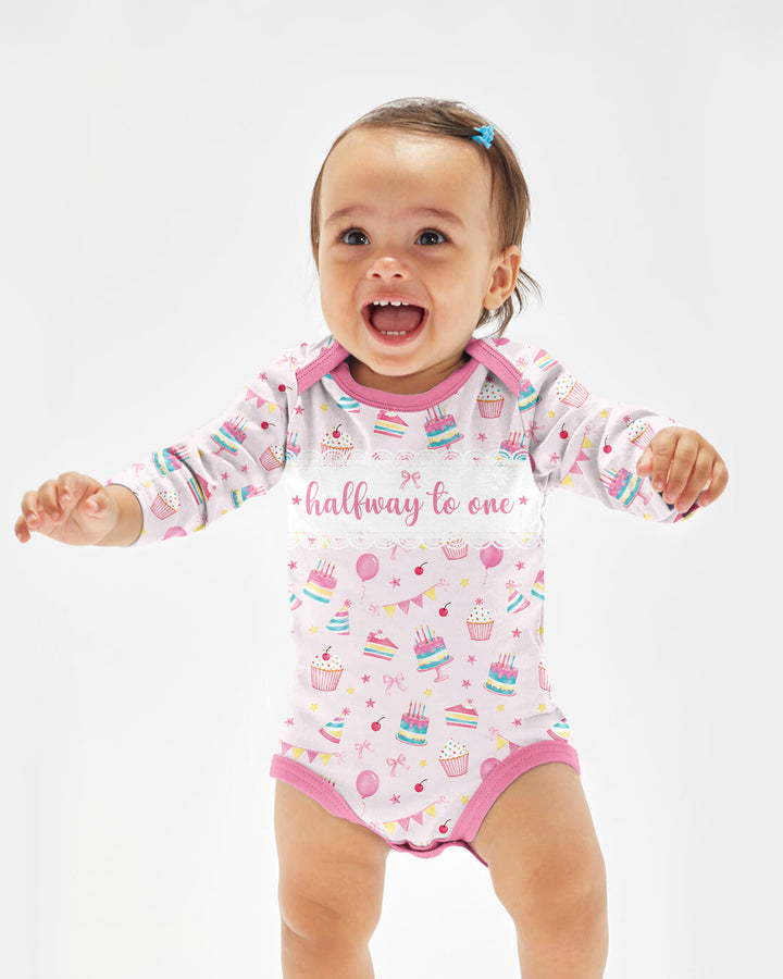 Party Halfway to One Bamboo Bodysuit