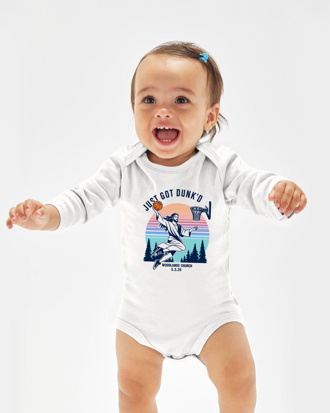 Custom Just Got Dunk'd Bamboo Bodysuit