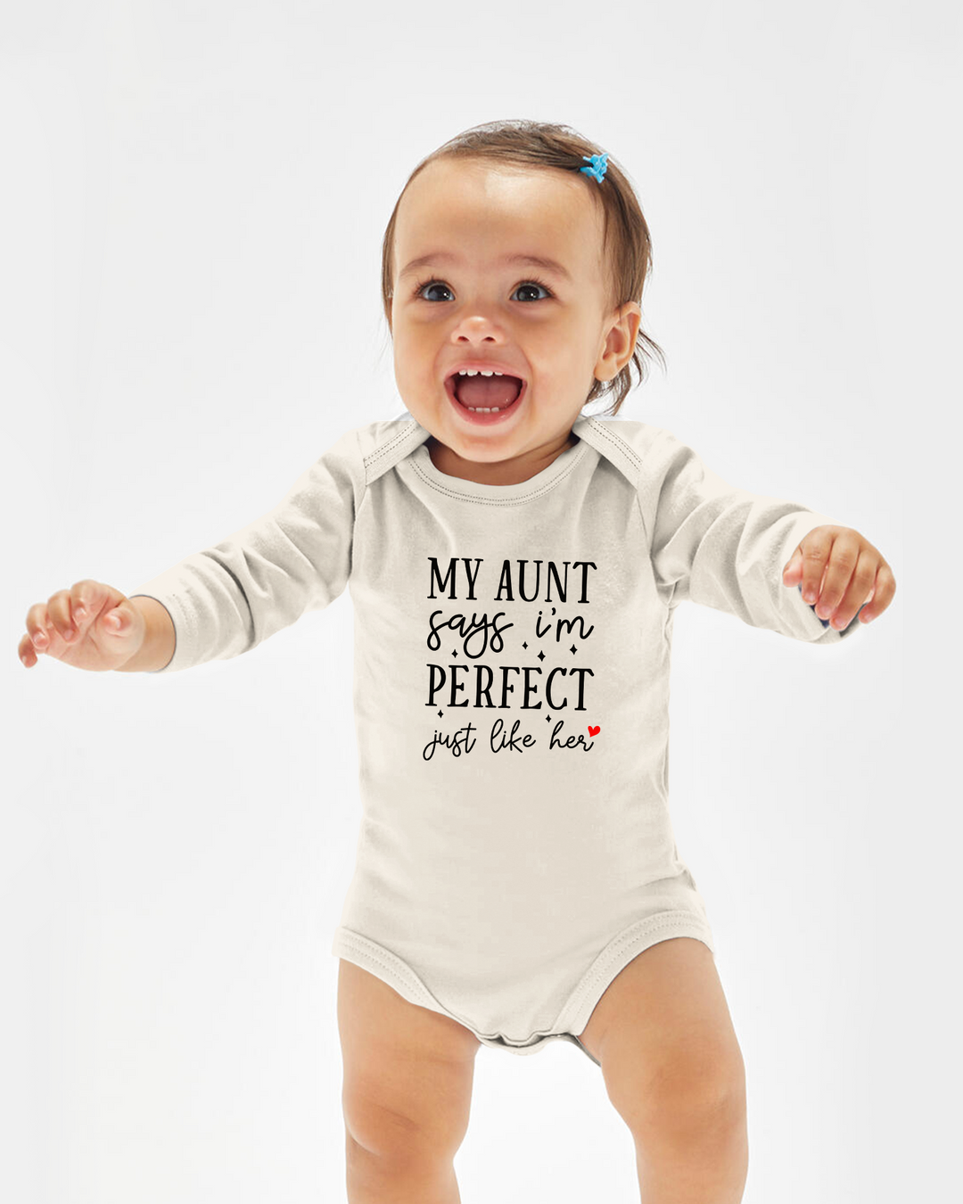 My Aunt Says I'm Perfect Just Like Her Baby Bamboo Bodysuit