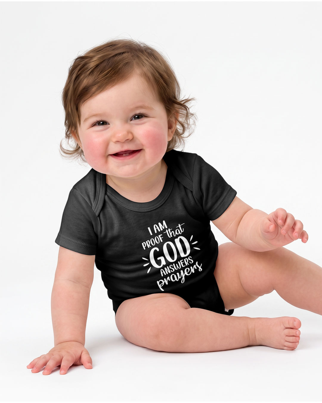 I'm Proof that God Answers Prayers Bamboo Bodysuit