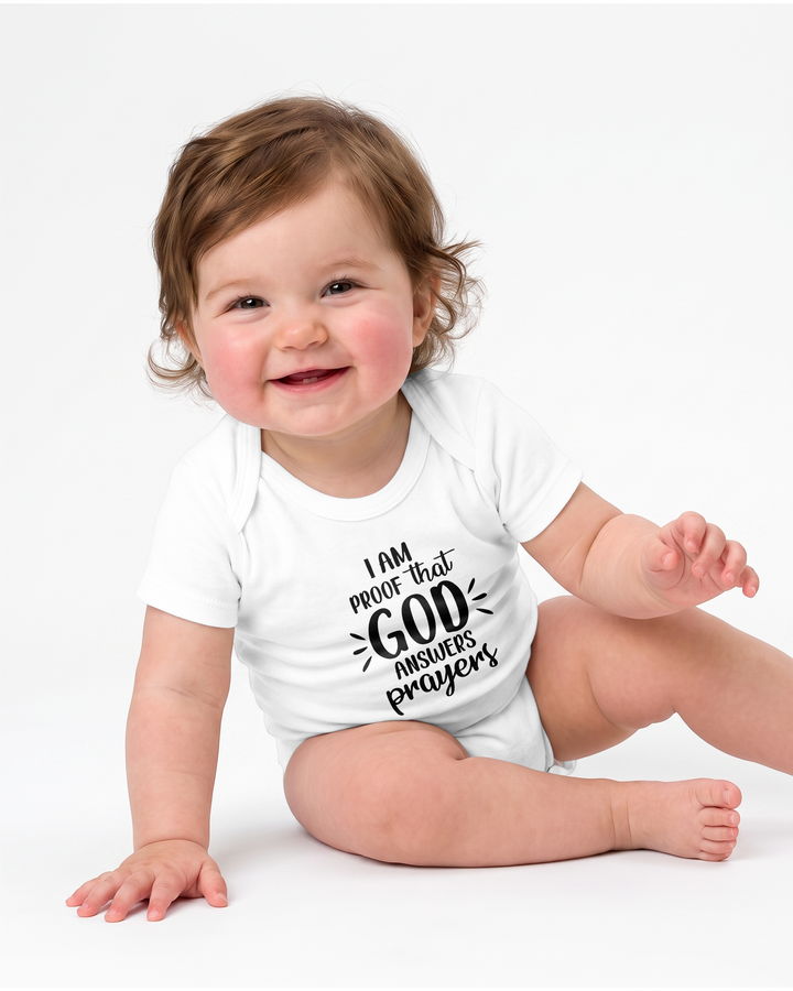 I'm Proof that God Answers Prayers Bamboo Bodysuit