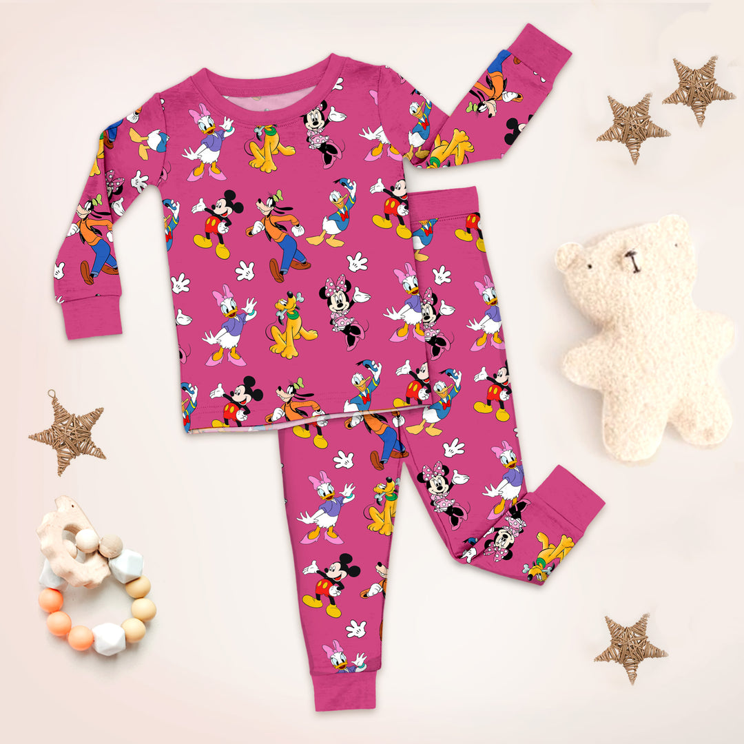 Adorable Minnie Mouse Bamboo Pajama Set – Soft and Breathable