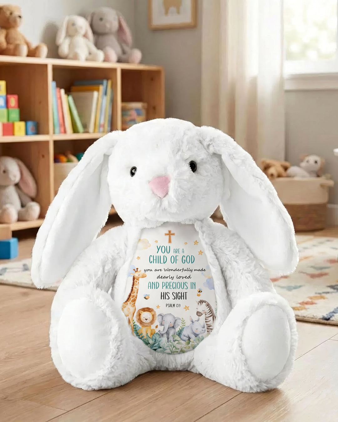 Noah's Ark You Are A Child Of God Soft Toy Bunny