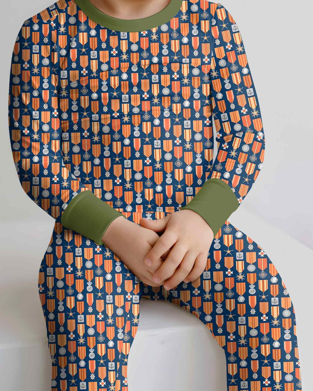 Little Hero Bamboo Two Piece Long Sleeve Pajama Set