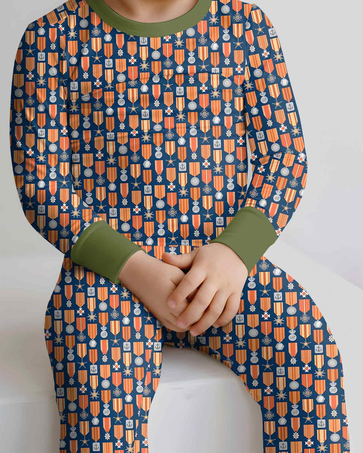 Little Hero Bamboo Two Piece Long Sleeve Pajama Set