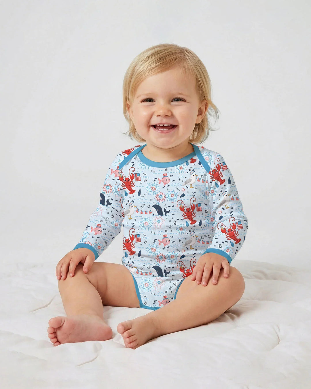 Celebrate 4th of July Family Matching Bamboo Bodysuit