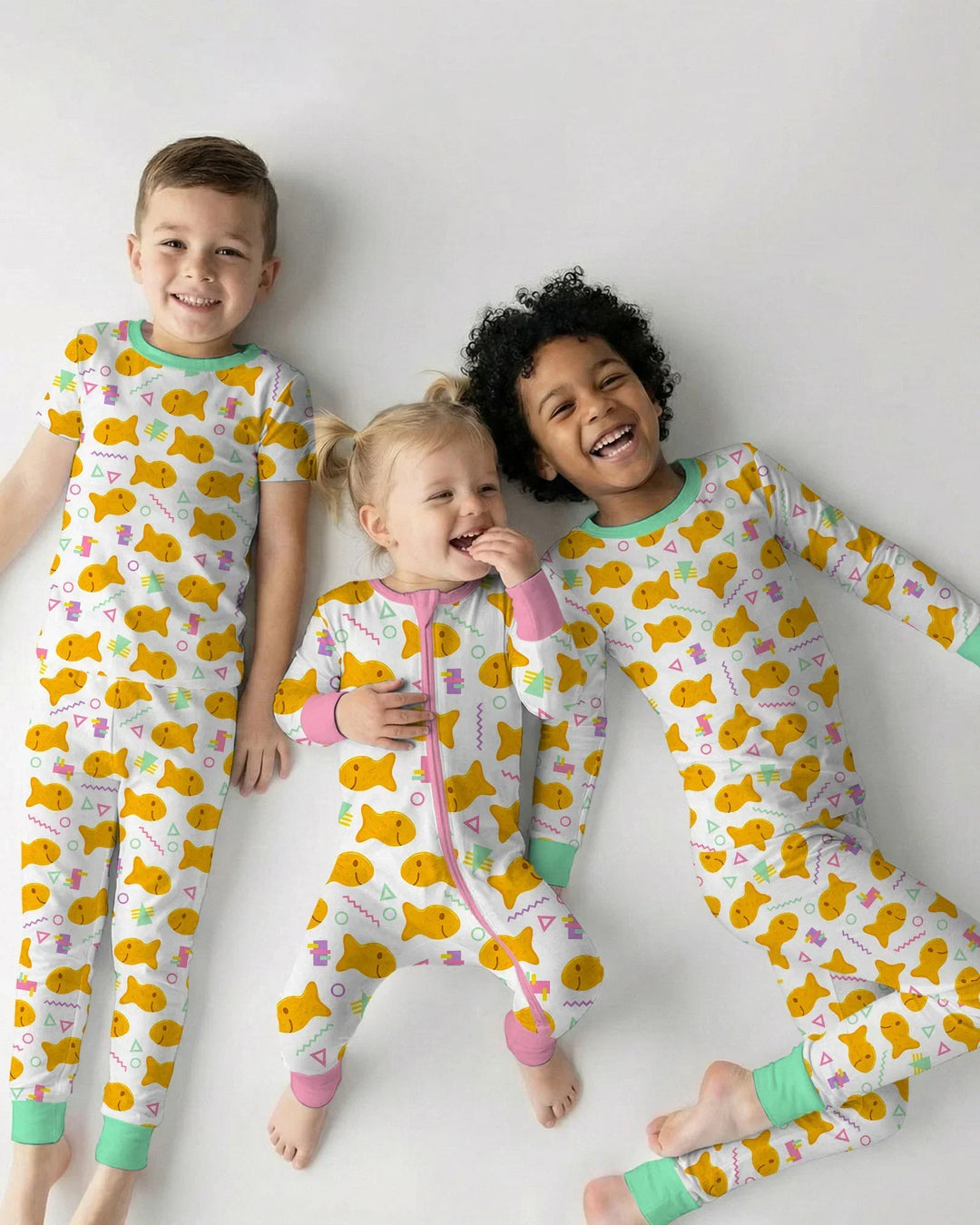 Conjunto de pijama de dos piezas de bambú con mangas largas, plantilla PERSONALIZADA