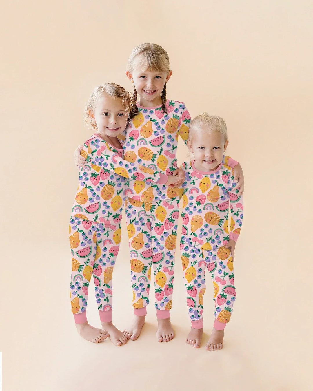 Conjunto de pijama de dos piezas de bambú de manga larga