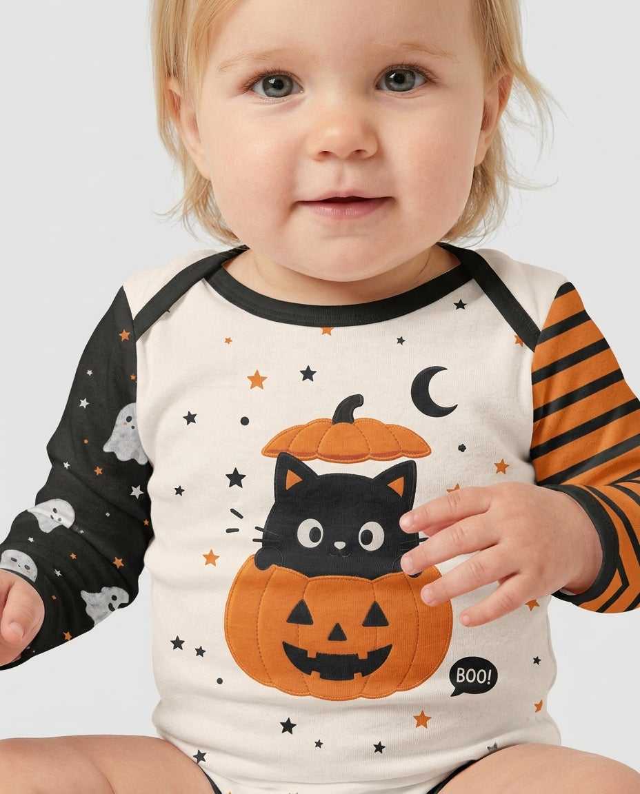 Boo Kitty Bamboo Bodysuit