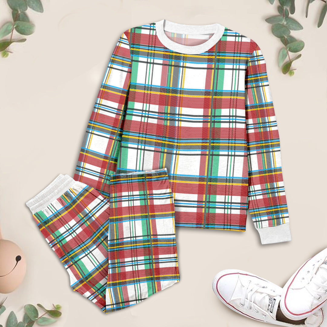 Relaxed Fit Retro Checkered Bamboo Fabric Outfit for Babies