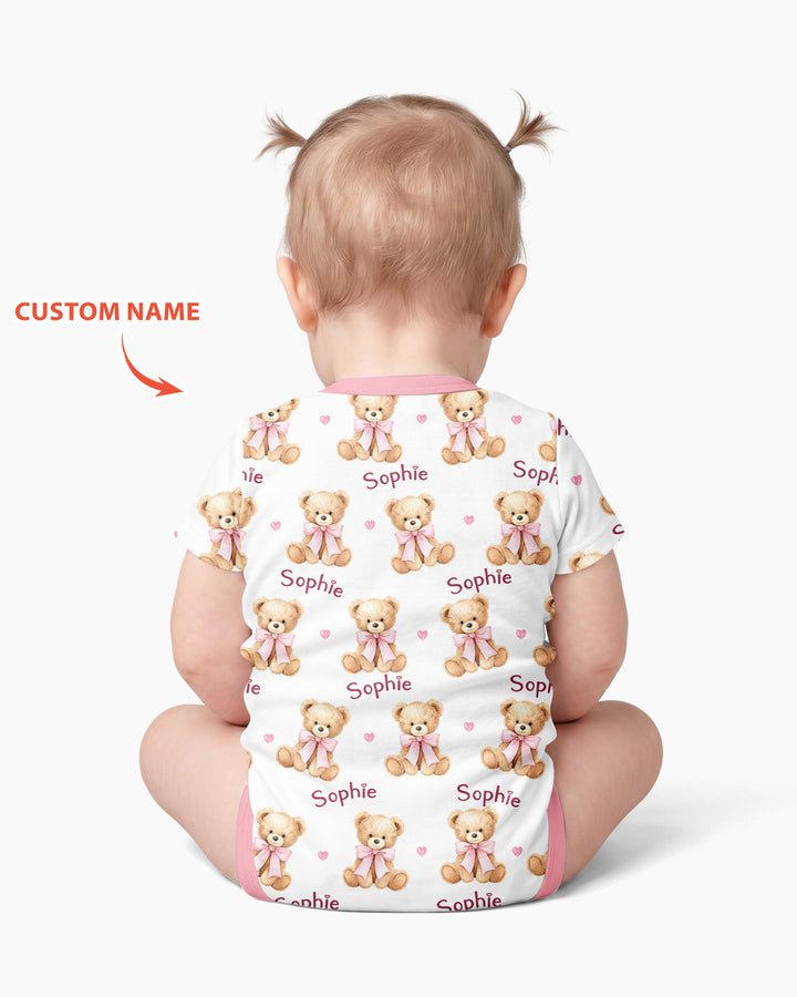 Grandma/... Loves Me Beary Much Personalized Bamboo Bodysuit