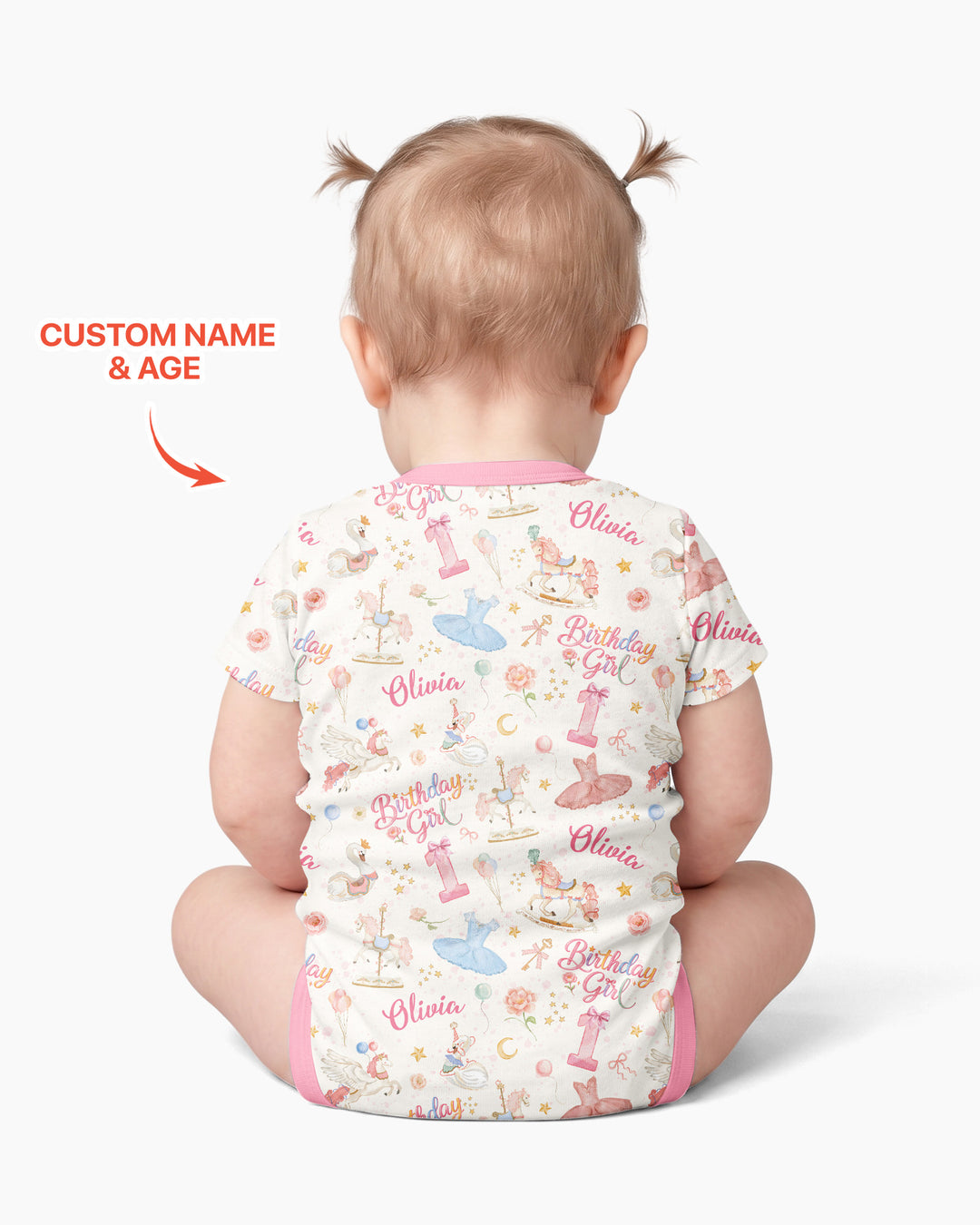 Gerippte Babykleidung mit individuellem Foto - Weich &amp; Skizzenhaft