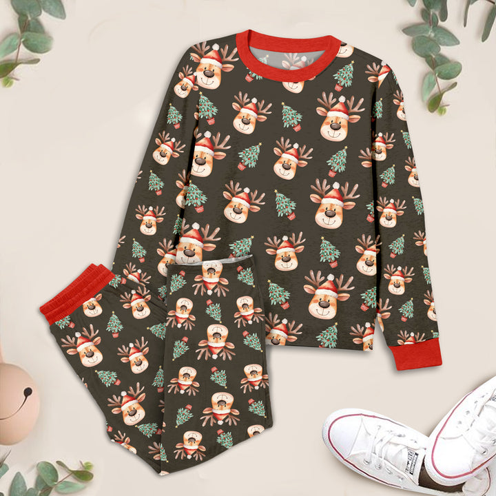 Christmas Reindeer Bamboo Footie Pajamas for Babies - Comfy & Cute