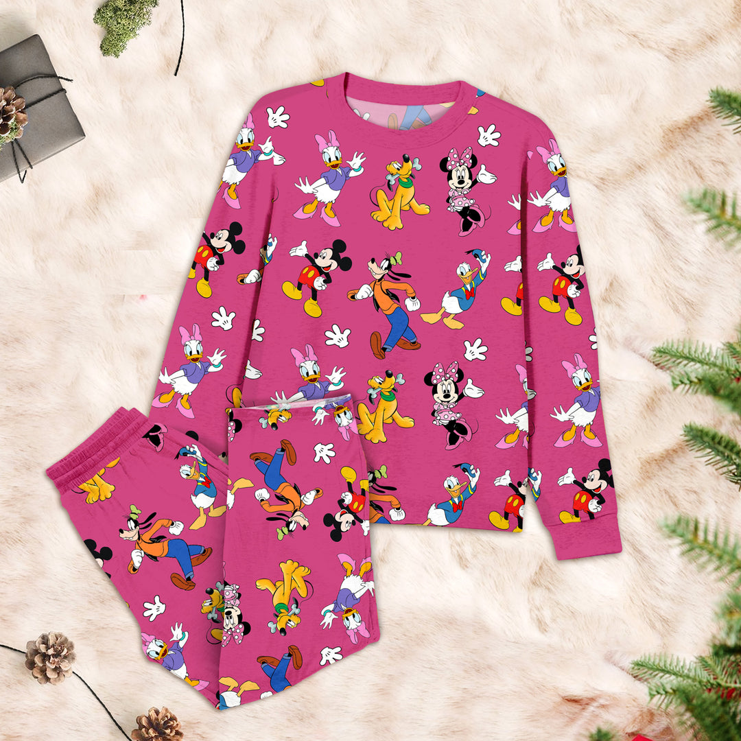 Adorable Minnie Mouse Bamboo Pajama Set – Soft and Breathable