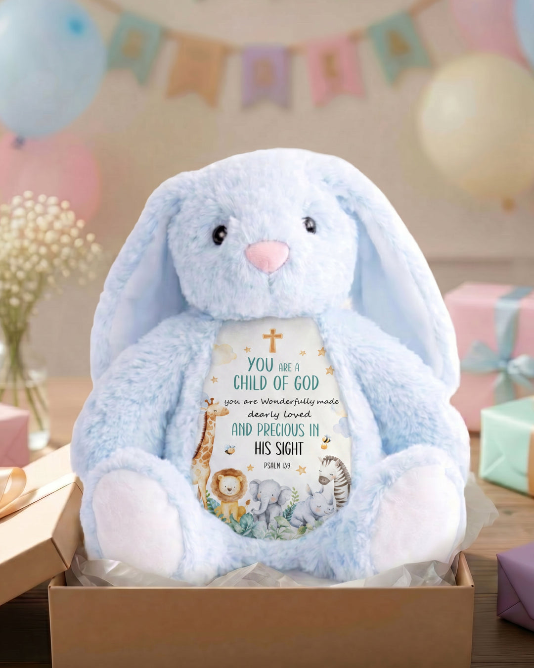 Noah's Ark You Are A Child Of God Soft Toy Bunny