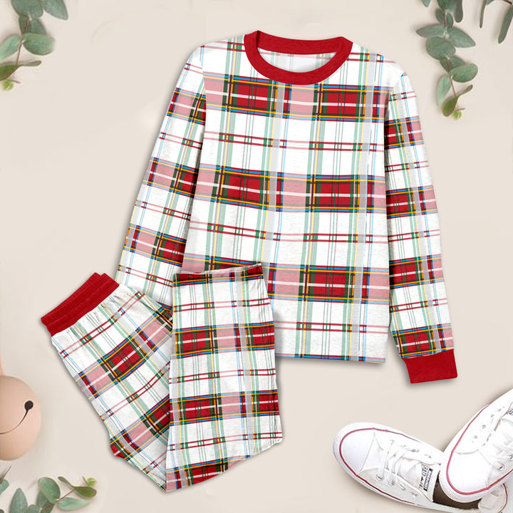 Cozy Bamboo Plaid Pajamas for Toddlers - Soft & Eco-Friendly