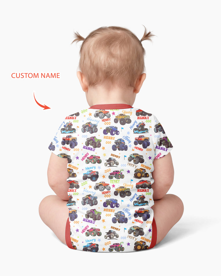 Gerippte Babykleidung mit individuellem Foto - Weich &amp; Skizzenhaft