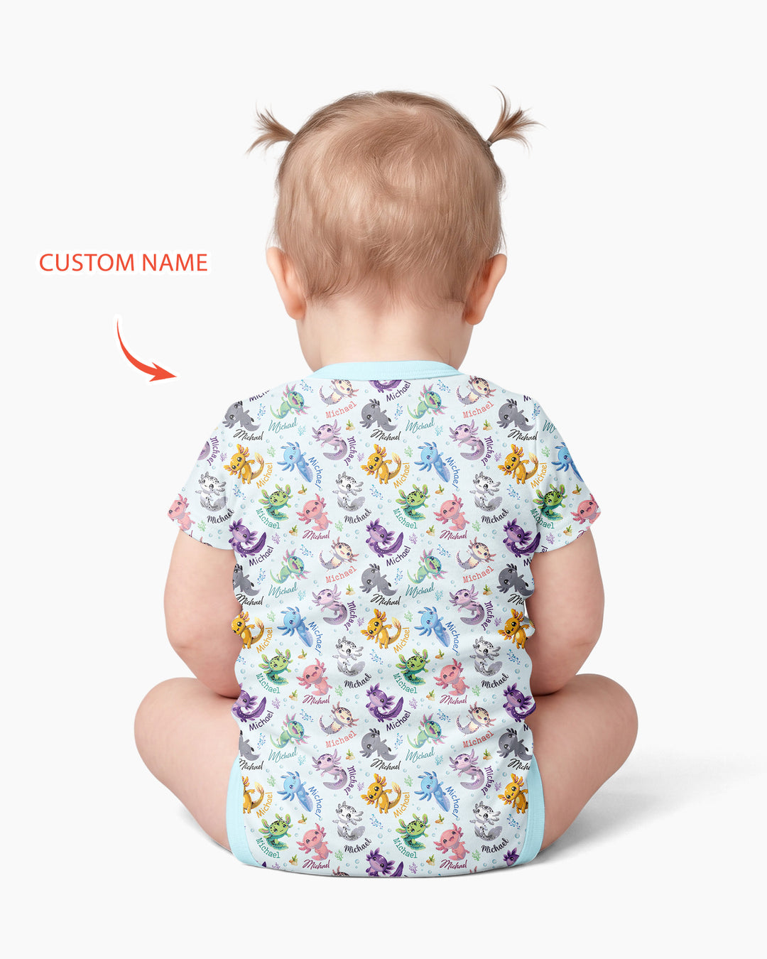 Gerippte Babykleidung mit individuellem Foto - Weich &amp; Skizzenhaft