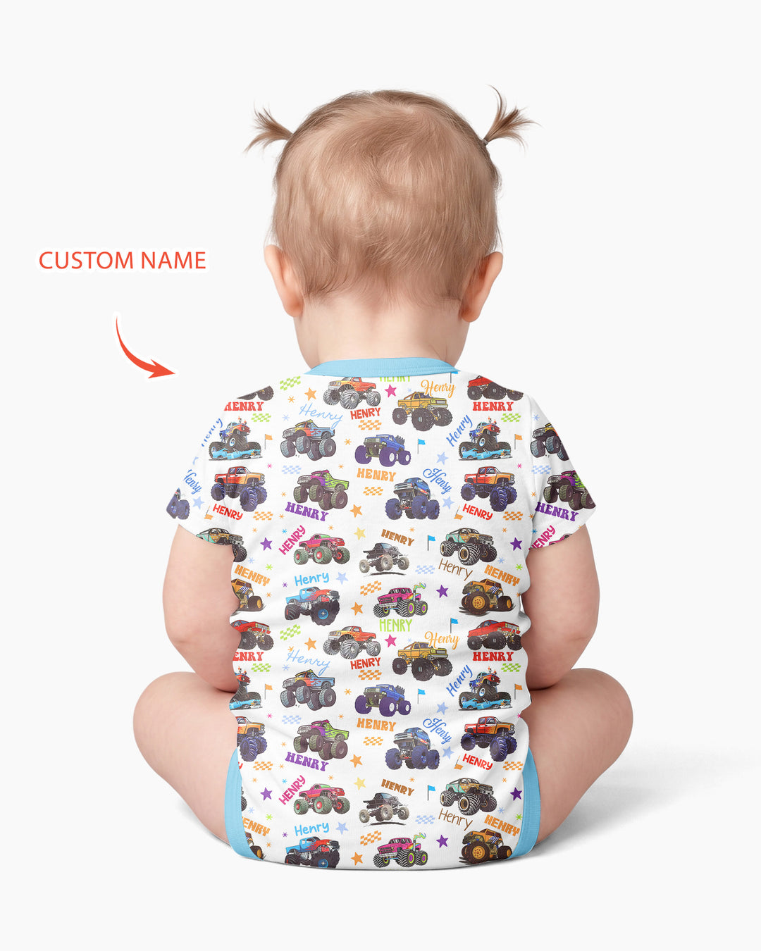 Gerippte Babykleidung mit individuellem Foto - Weich &amp; Skizzenhaft