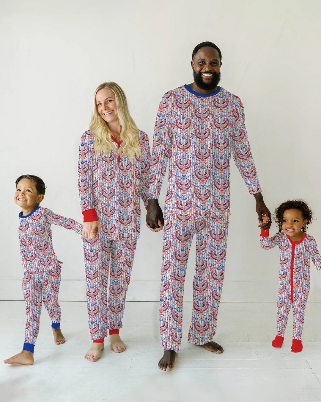 Patriotic Eagle Bamboo Two Piece Long Sleeve Pajama Set