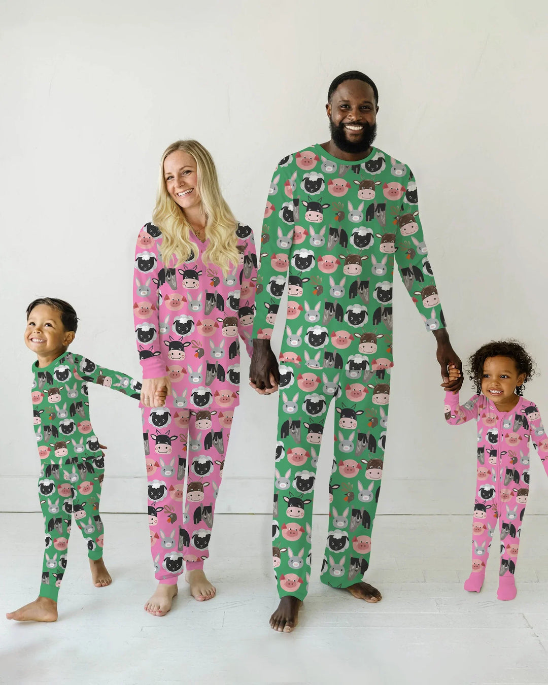 Farm Friends Family Matching Bamboo Men's Pajama Set