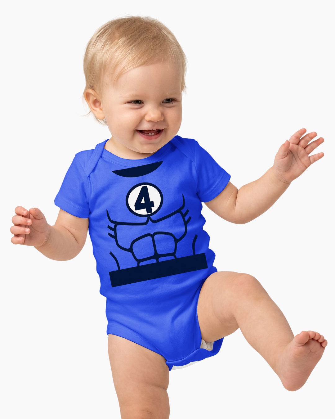 Baby Fantastic Hero Halloween Costume Bamboo Bodysuit