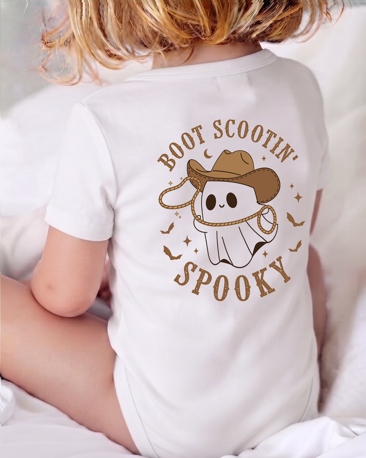 Personalized Boot Scooting Spooky Bamboo Bodysuit
