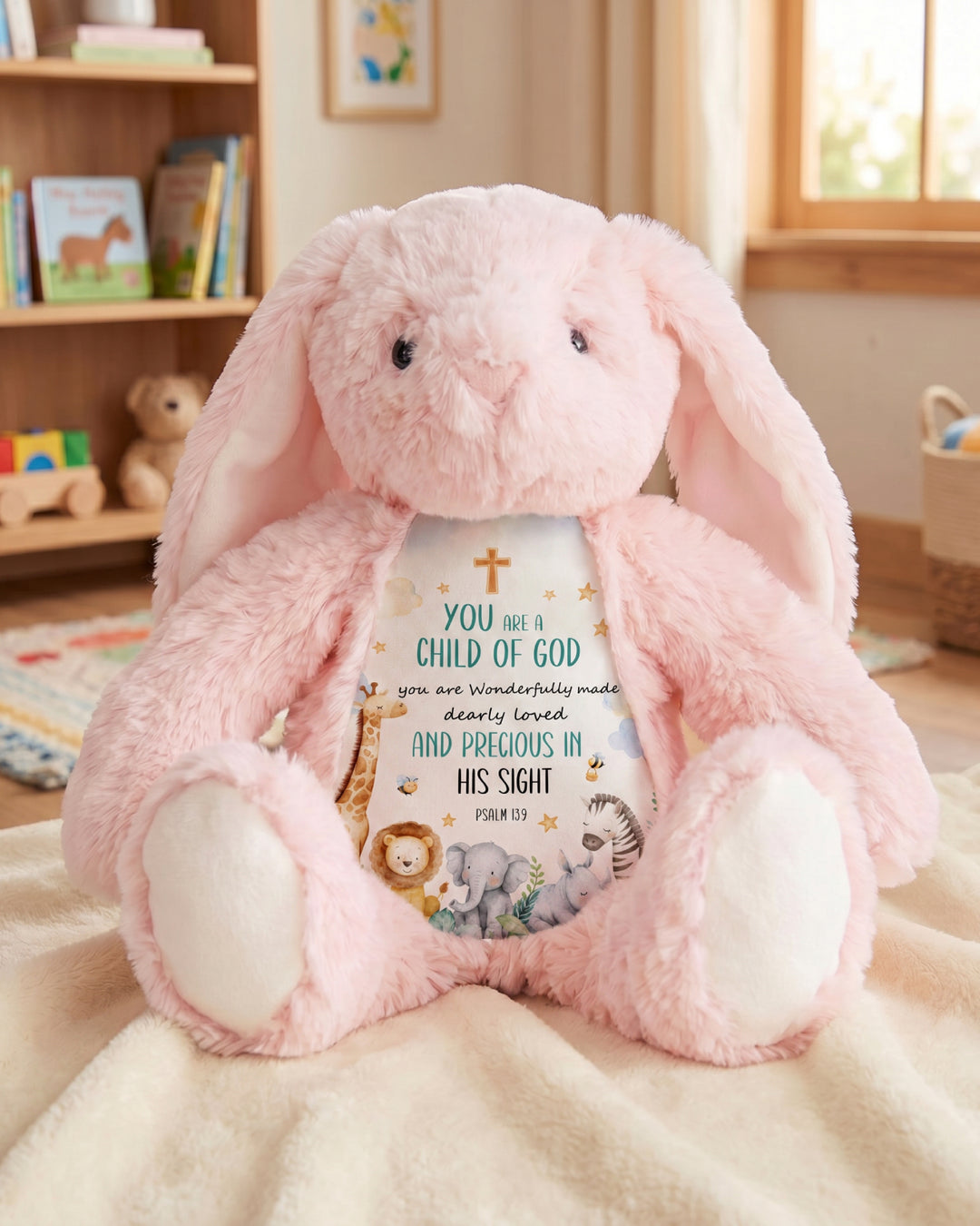 Noah's Ark You Are A Child Of God Soft Toy Bunny