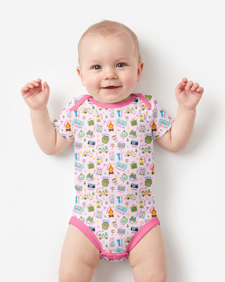 Gerippte Babykleidung mit individuellem Foto - Weich &amp; Skizzenhaft