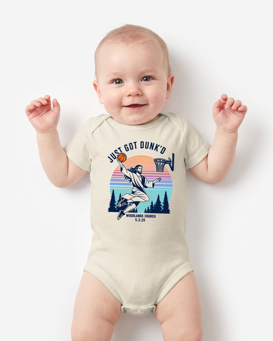 Custom Just Got Dunk'd Bamboo Bodysuit
