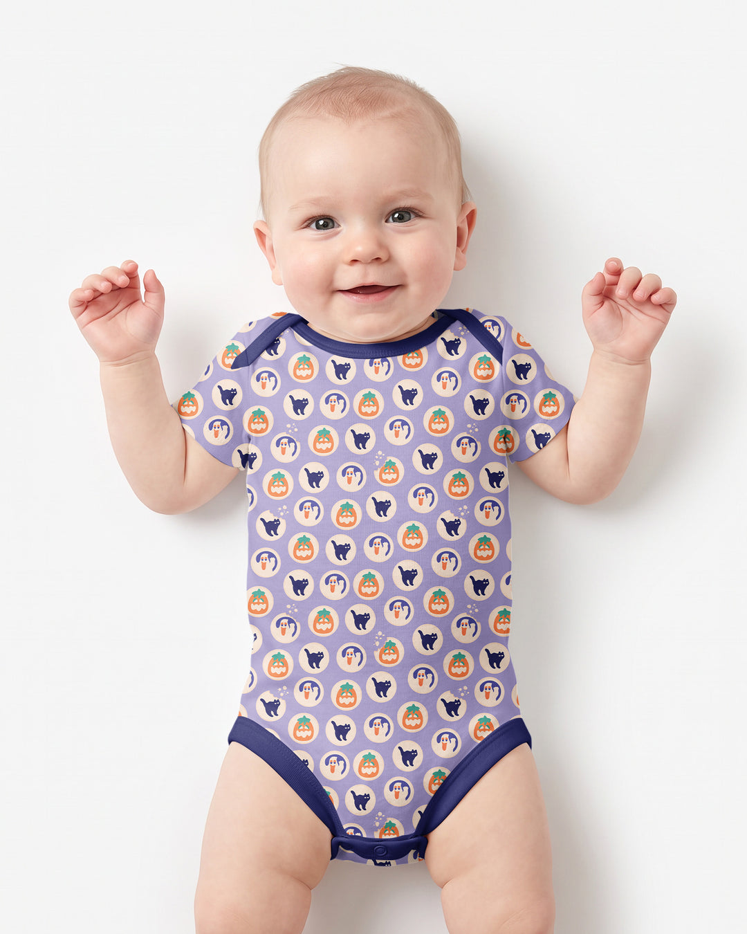 Gerippte Babykleidung mit individuellem Foto - Weich &amp; Skizzenhaft