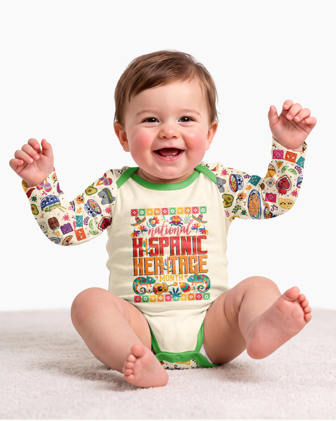 Hispanic Heritage Fiesta Bamboo Bodysuit