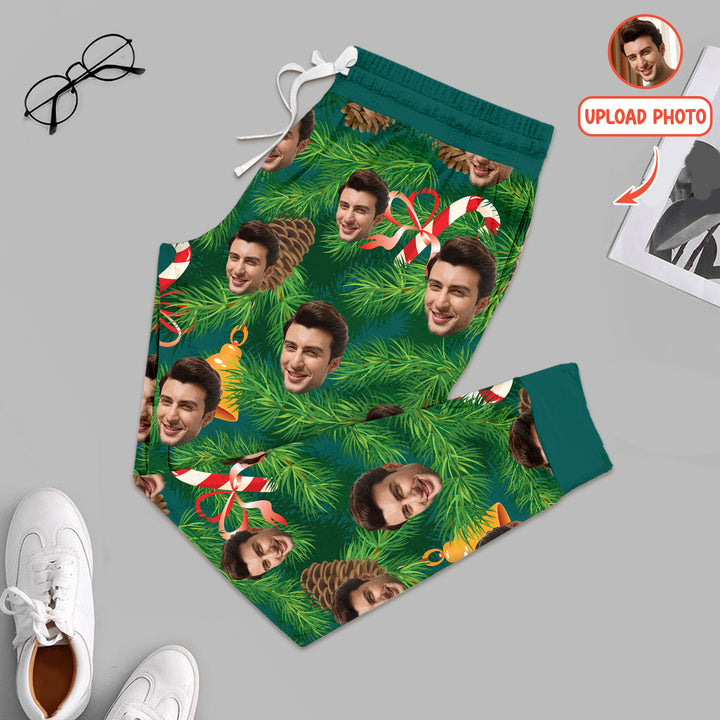 Custom Photo Christmas Men's Pajama Set