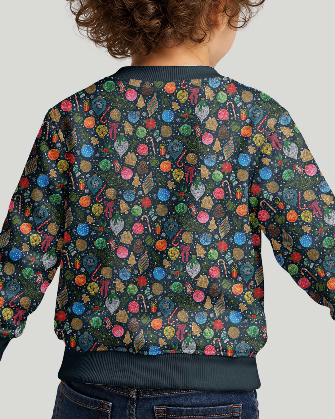 Holiday Ditsy Bamboo Crewneck Sweatshirt